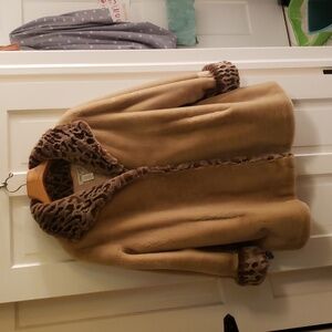 Faux fur coat